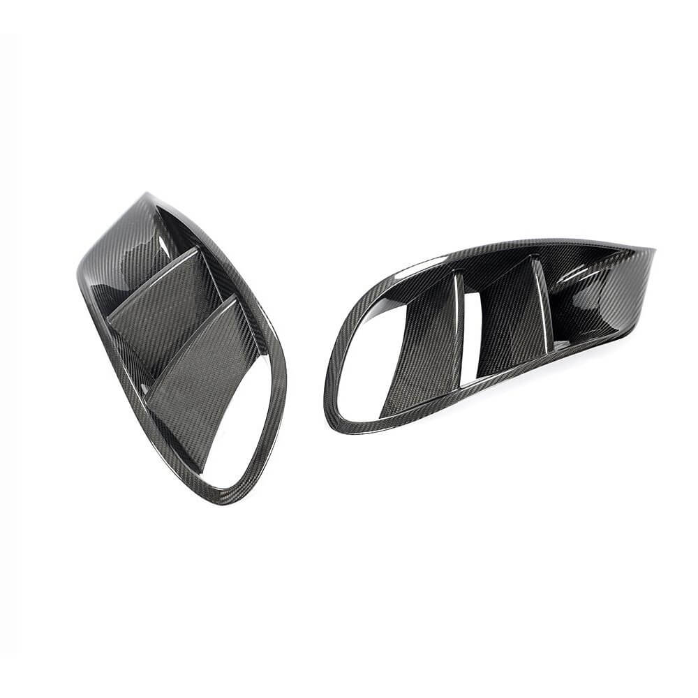 Mercedes Benz C217 S500 S550 Sport Pre-facelift 2015-2017 Fog Light Covers Dry Carbon Fiber-Ahacarbon