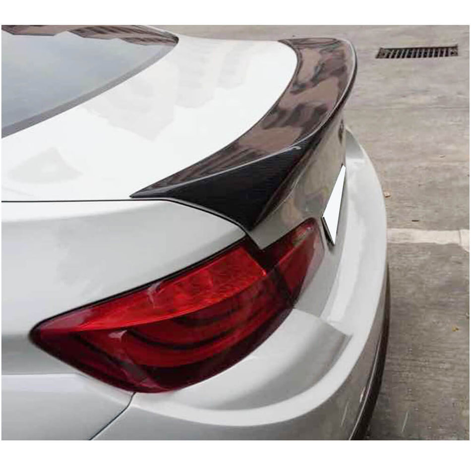 BMW 5 Series F10 M5 2011-2018 Rear Trunk Spoiler Carbon Fiber-Ahacarbon