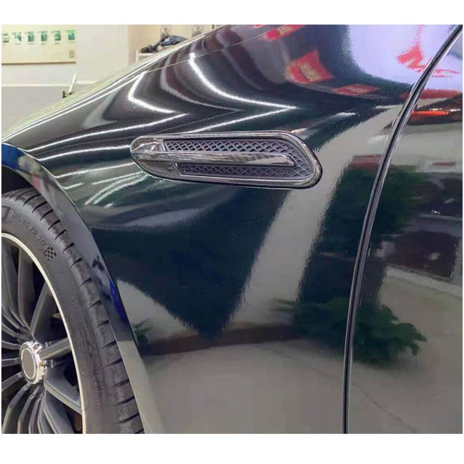 Mercedes Benz AMG GT43 GT50 GT53 GT63 S X290 Sedan 19-21 Side Air Fender Vent Covers Carbon Fiber-Ahacarbon