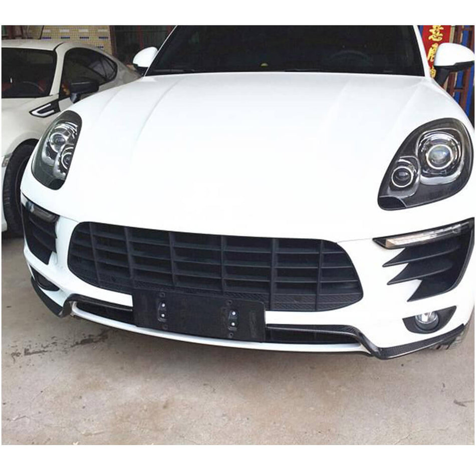 Porsche Macan Base Sport Utility 2014-2017 Front Bumper Vents Carbon Fiber-Ahacarbon