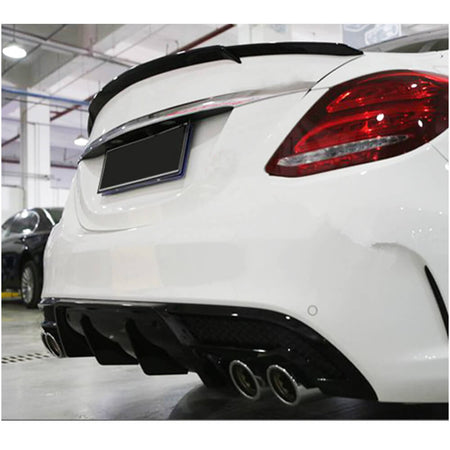 Mercedes Benz C-Class W205 2015-2019 Rear Trunk Spoiler Carbon Fiber-Ahacarbon