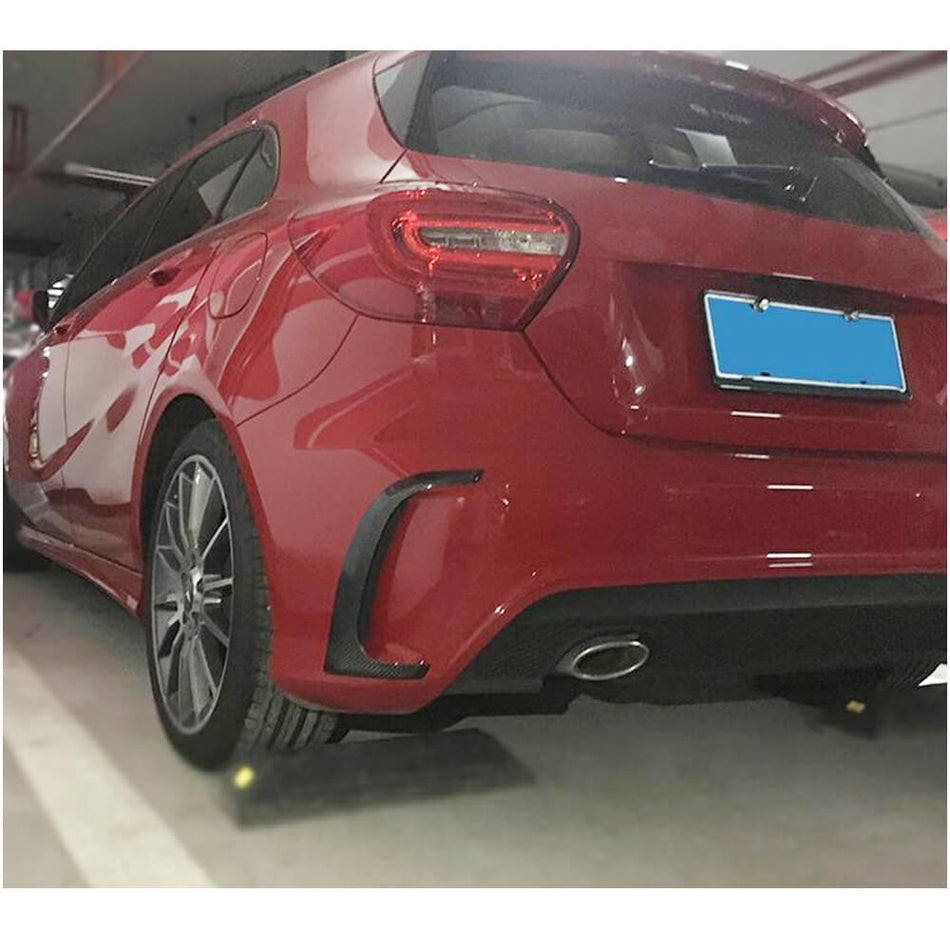 Mercedes Benz W176 A45 AMG Hatchback 2013-2015 Rear Bumper Vents Carbon Fiber-Ahacarbon
