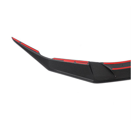 BMW 5 Series F90 M5 Sedan LCI 2021UP Front Bumper Lip Dry Carbon Fiber-Ahacarbon