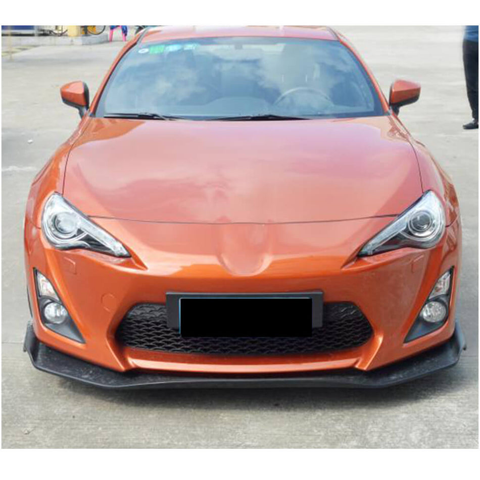 Toyota GT86 FT86 Coupe 2013-2016 Front Bumper Lip Carbon Fiber-Ahacarbon