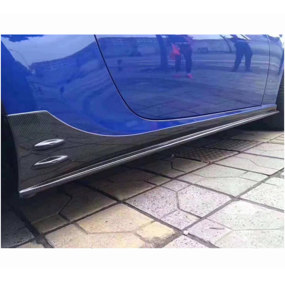 Subaru BRZ Toyota GT86 FT86 Scion FR-S 2016-2020 Side Skirts Carbon Fiber-Ahacarbon