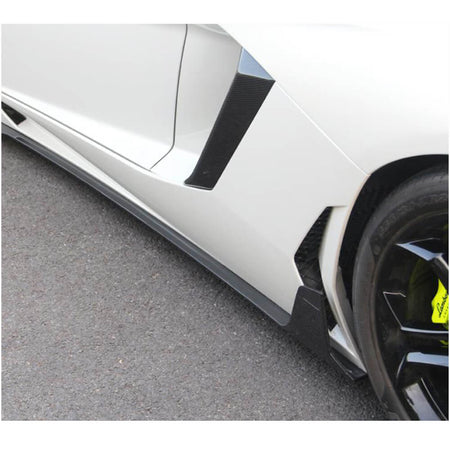 Lamborghini Aventador LP700-4 2011-2016 Door Side Air Fender Vent Carbon Fiber-Ahacarbon