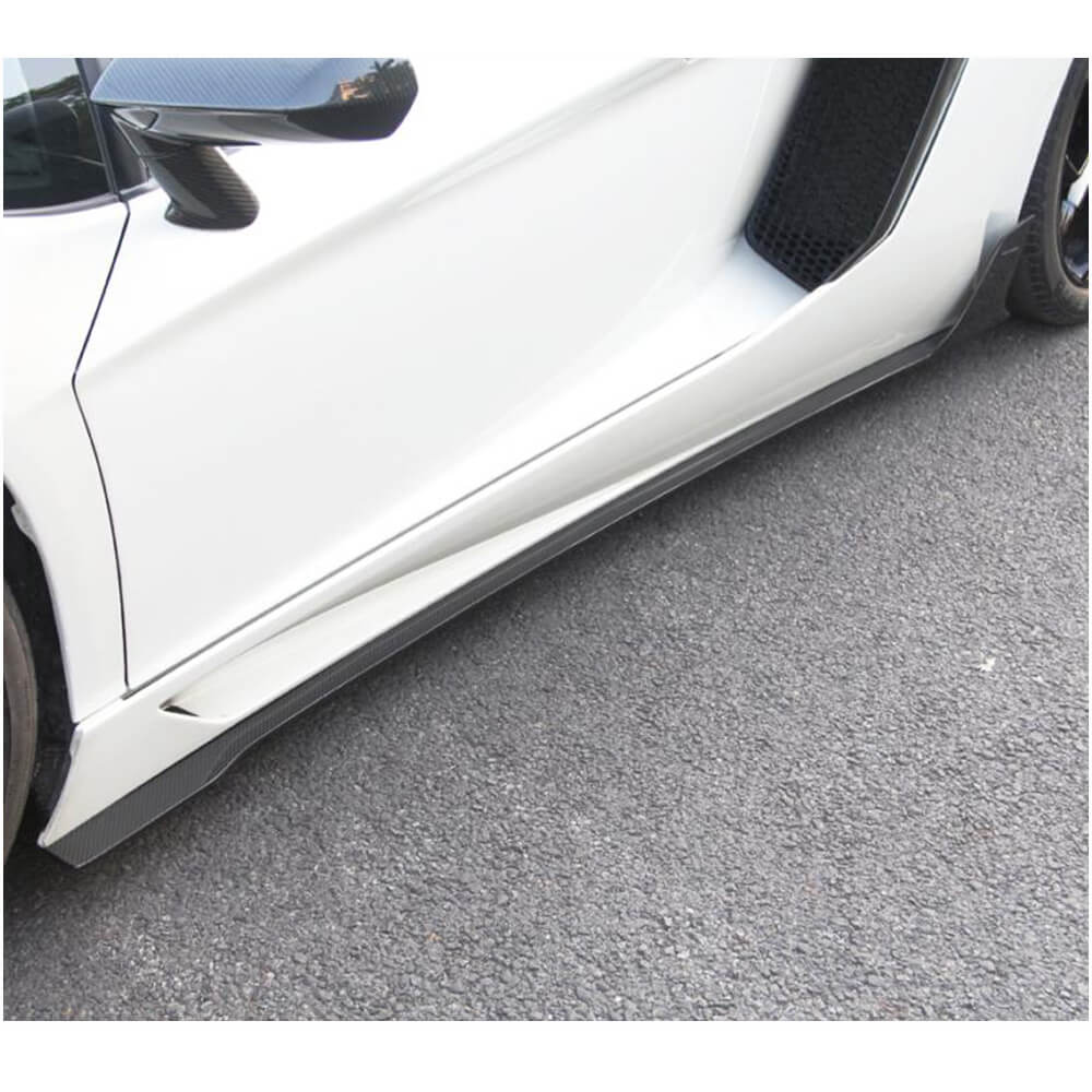 Lamborghini Aventador LP700-4 2011-2016 Side Skirts Carbon Fiber-Ahacarbon