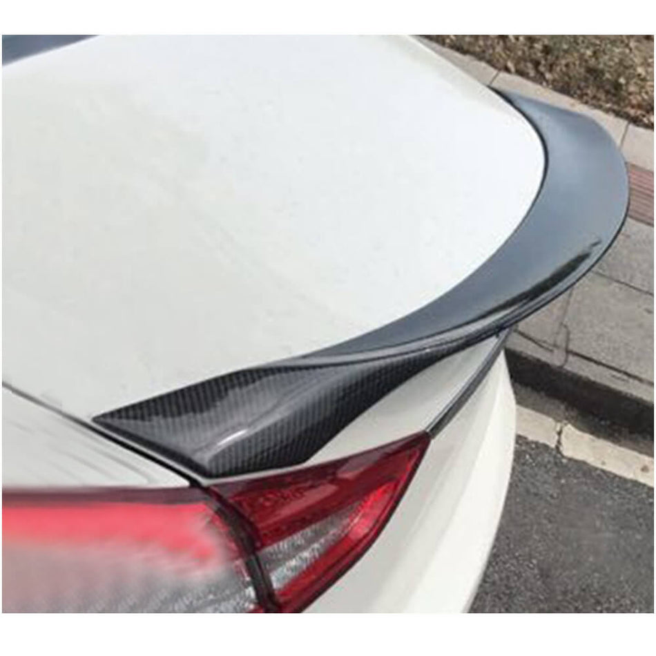 Maserati Quattroporte QP 2013-2019 Rear Trunk Spoiler Carbon Fiber-Ahacarbon
