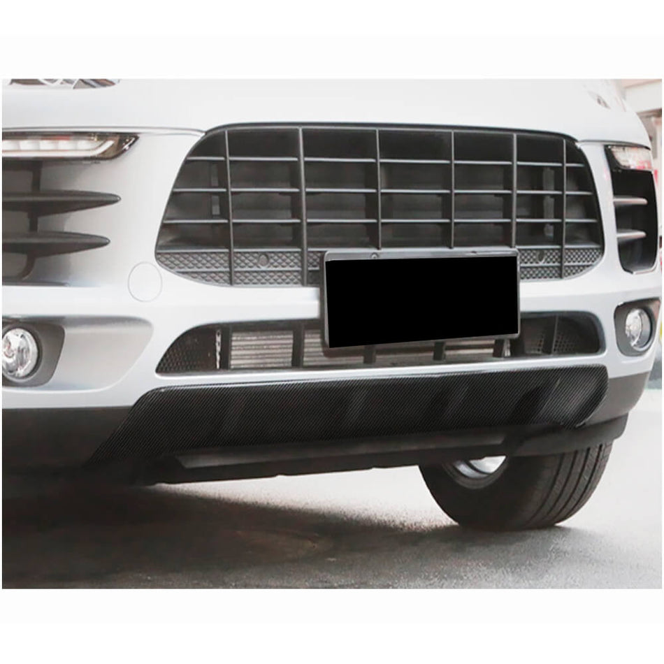 Porsche Macan Base 2014-2017 Front Bumper Lower Lip Carbon Fiber-Ahacarbon