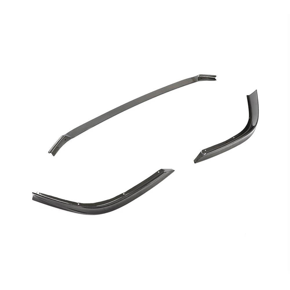 Lexus ES300h ES350 Base / F Sport Sedan 18-20 Front Bumper Lip Carbon Fiber-Ahacarbon