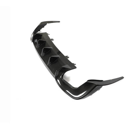 Audi S4 A4 Sline B10 Sedan 2021UP Rear Bumper Diffuser Dry Carbon Fiber-Ahacarbon