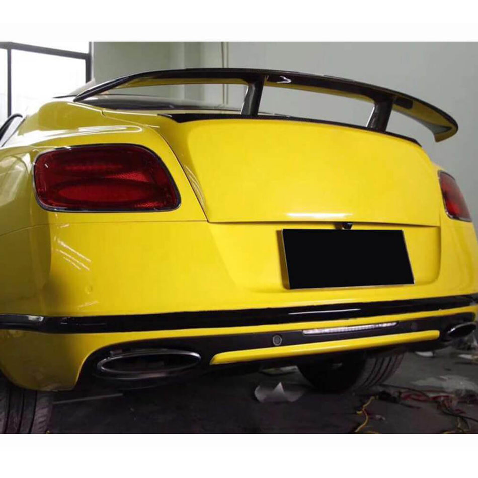 Bentley Continental GT 2nd Gen Coupe 2012-2014 Rear Trunk Spoiler Carbon Fiber-Ahacarbon