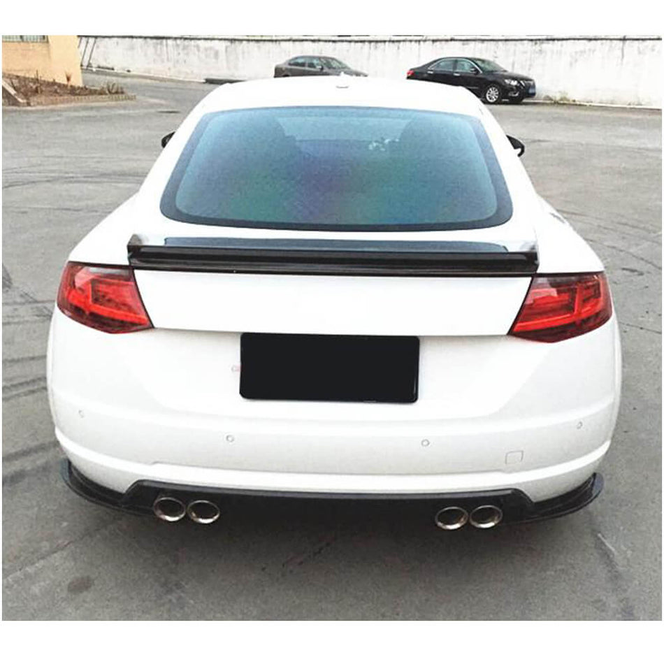 Audi TT MK3 8S 2015-2019 Rear Trunk Spoiler Carbon Fiber-Ahacarbon