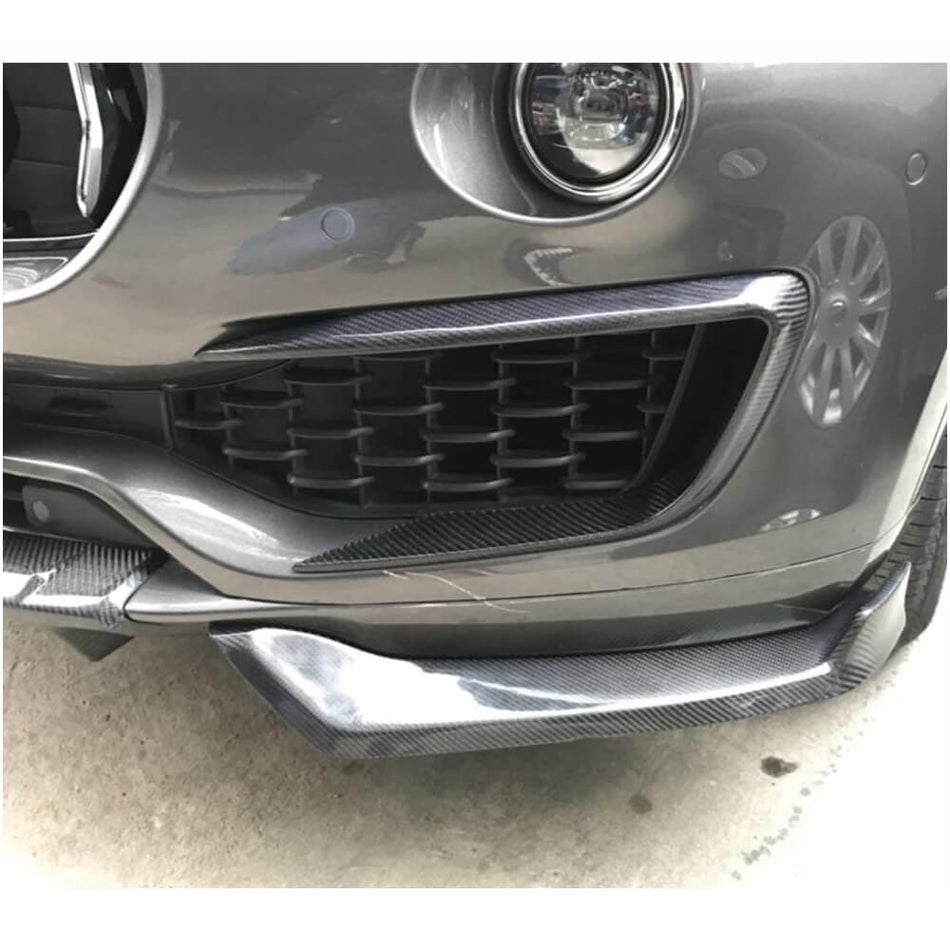 Maserati Levante 2016-2020 Front Bumper Splitters Carbon Fiber-Ahacarbon