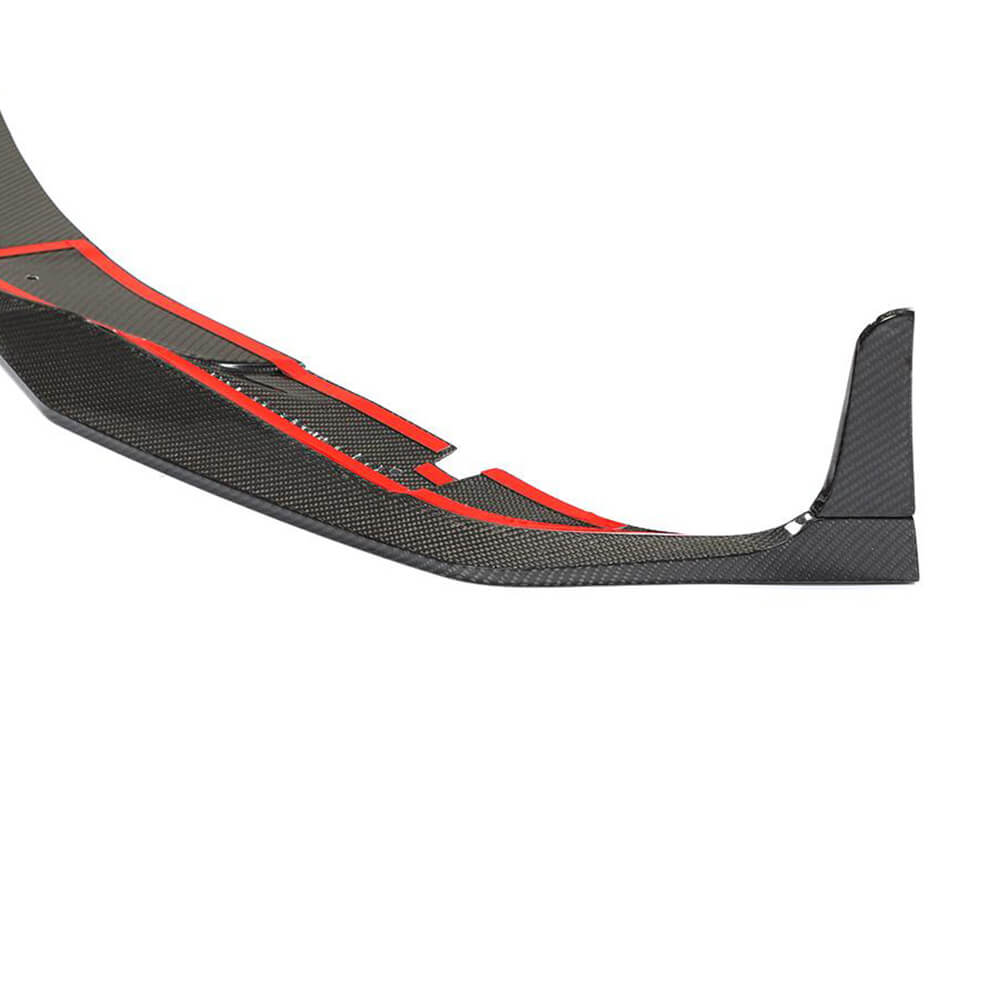Lexus GS F Base L10 2016-2020 Front Bumper Lip Carbon Fiber-Ahacarbon