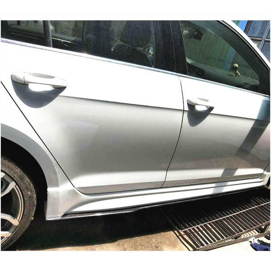 Volkswagen VW Golf 7 MK7 Base 2014-2016 Side Skirts Carbon Fiber-Ahacarbon