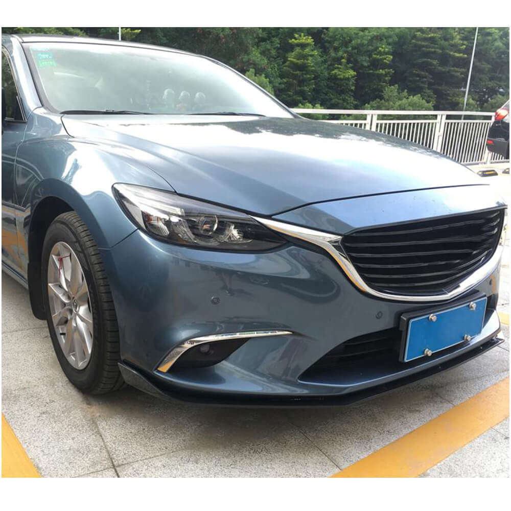 Mazda 6 Atenza Sedan 2017-2019 Front Bumper Lip Carbon Fiber-Ahacarbon