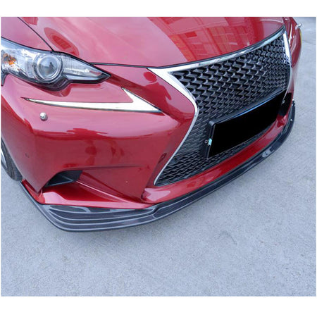 Lexus IS250 IS350 F Sport Sedan 2013-2015 Front Bumper Lip Carbon Fiber-Ahacarbon