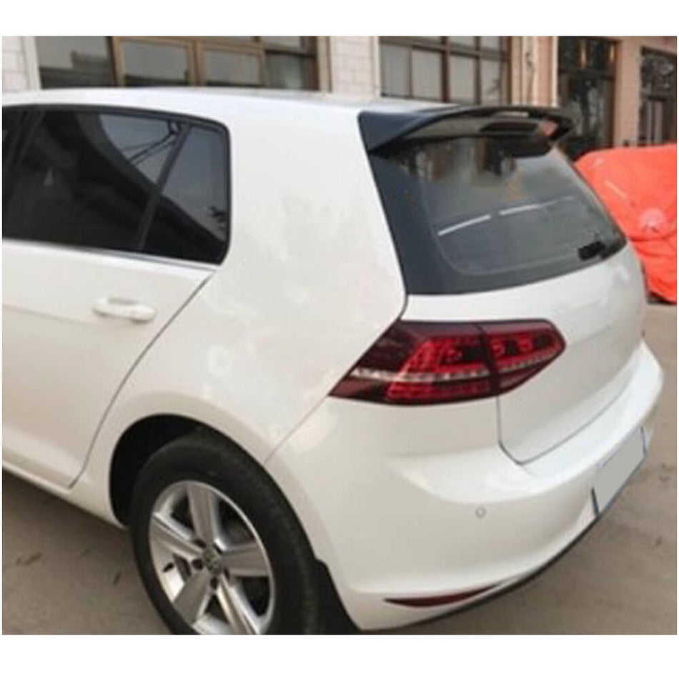 Volkswagen VW Golf 7 MK7 Base 2014-2016 Rear Roof Spoiler Carbon Fiber-Ahacarbon