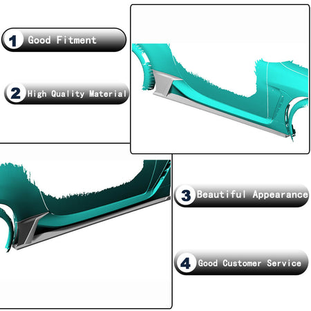 Subaru BRZ Toyota GR86 2022UP Side Skirts Carbon Fiber-Ahacarbon