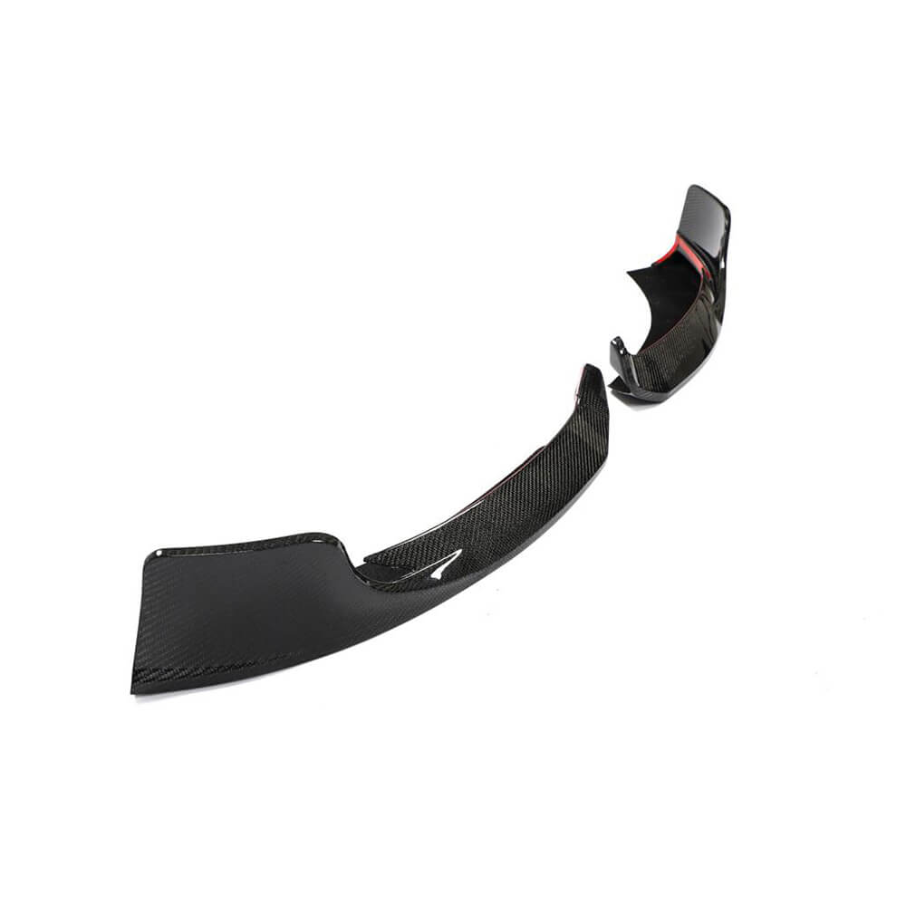 Mercedes Benz A Class W177 V177 Sport 2019-2022 Front Bumper Splitters Carbon Fiber-Ahacarbon