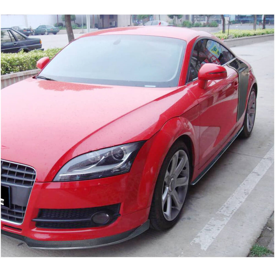 Audi TT MK2 8J 2-Door 2008-2010 Side Skirts Carbon Fiber-Ahacarbon