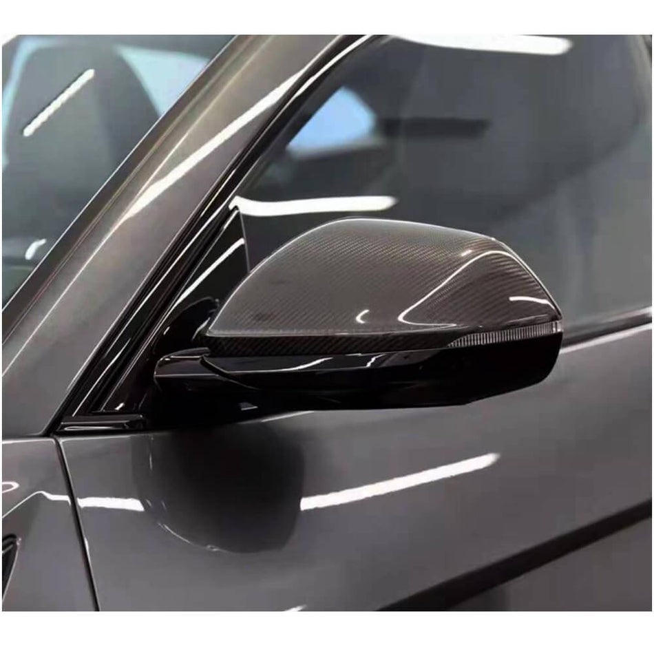 Lamborghini Urus Audi Q8 2018-2021 Mirror Covers Dry Carbon Fiber-Ahacarbon