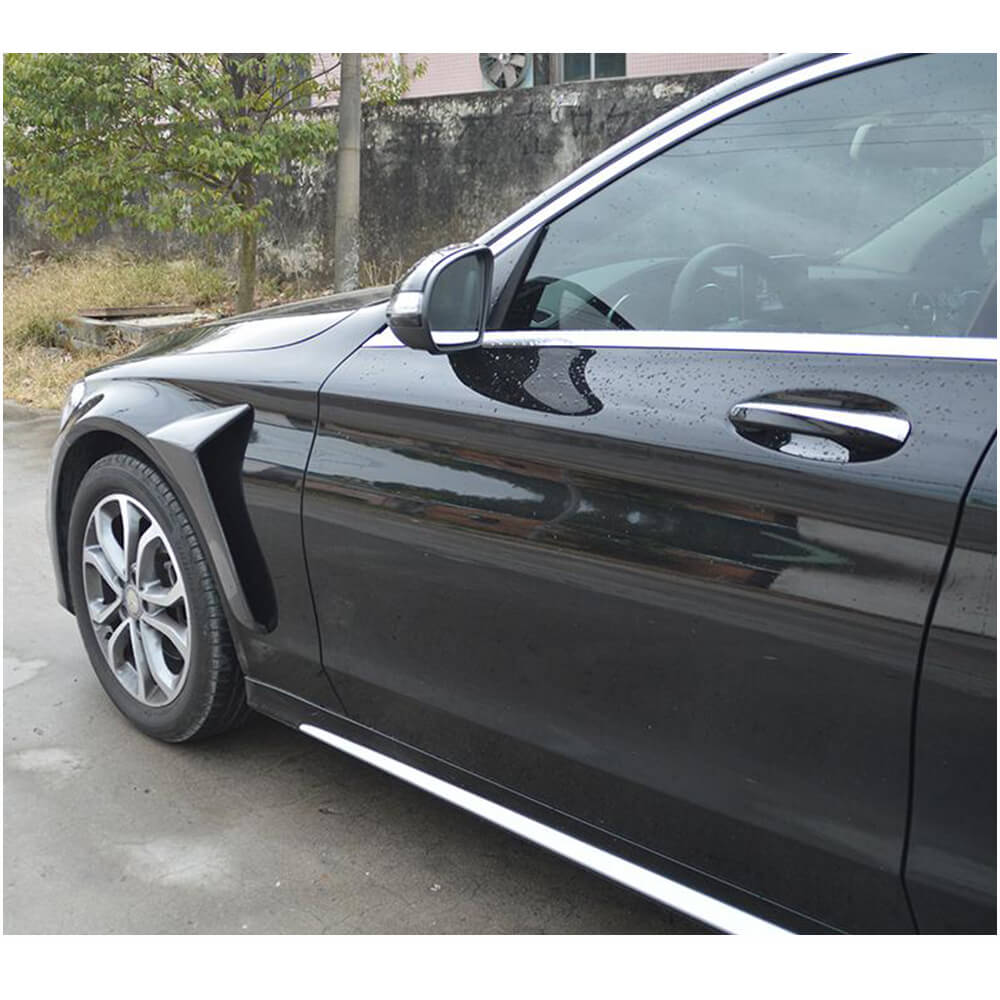 Mercedes Benz W205 Sport Pre-facelift 2015-2019 Side Air Fender Vents Carbon Fiber-Ahacarbon