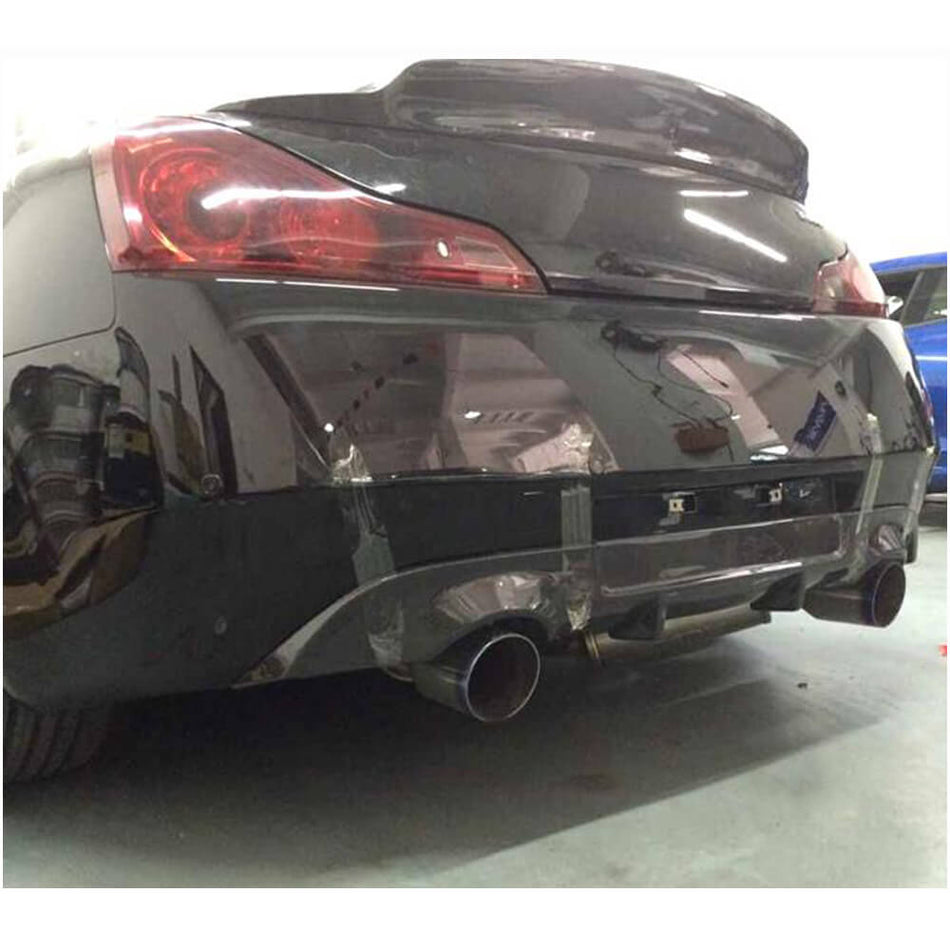 For Infiniti G37 Coupe Non-US 09-13 Carbon Fiber Rear Bumper Diffuser Body Kit-Ahacarbon