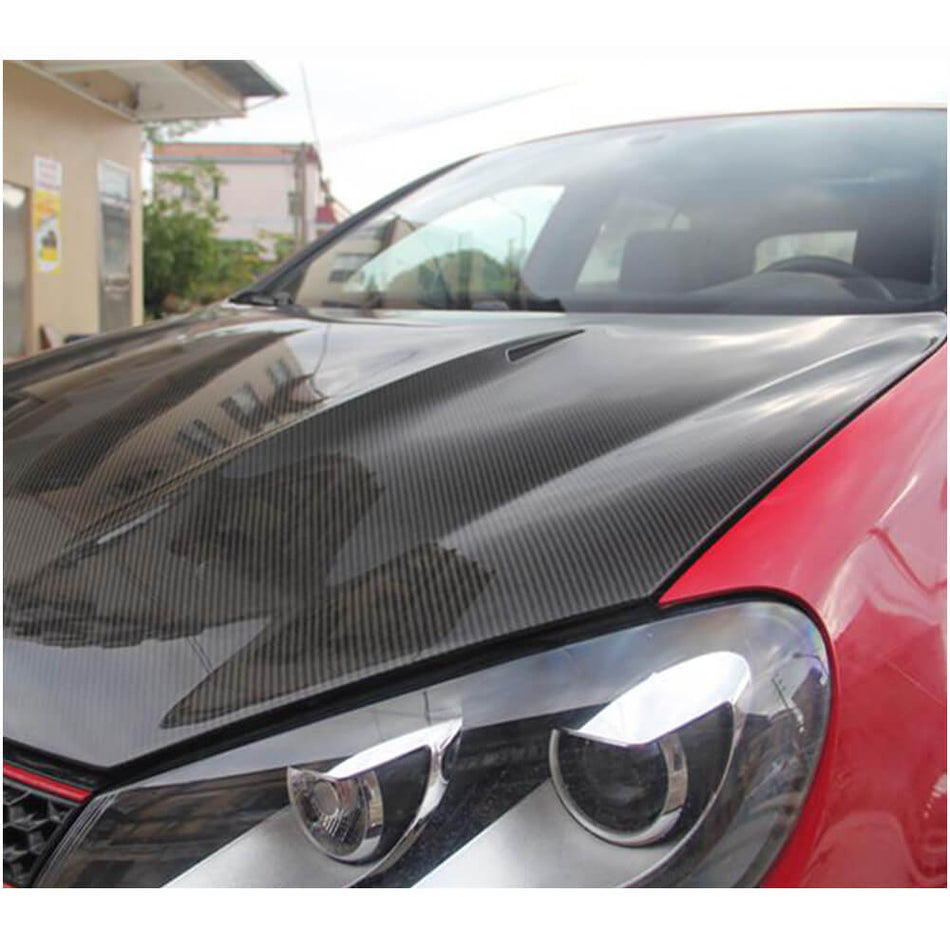 Volkswagen VW Golf 6 MK6 GTI R/R20 2010-2014 Engine Bonnet Hood Cover Carbon Fiber-Ahacarbon