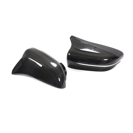 BMW 5 Series F90 M5 Pre-LCI 2018-2020 Mirror Covers Pair RHD Carbon Fiber-Ahacarbon