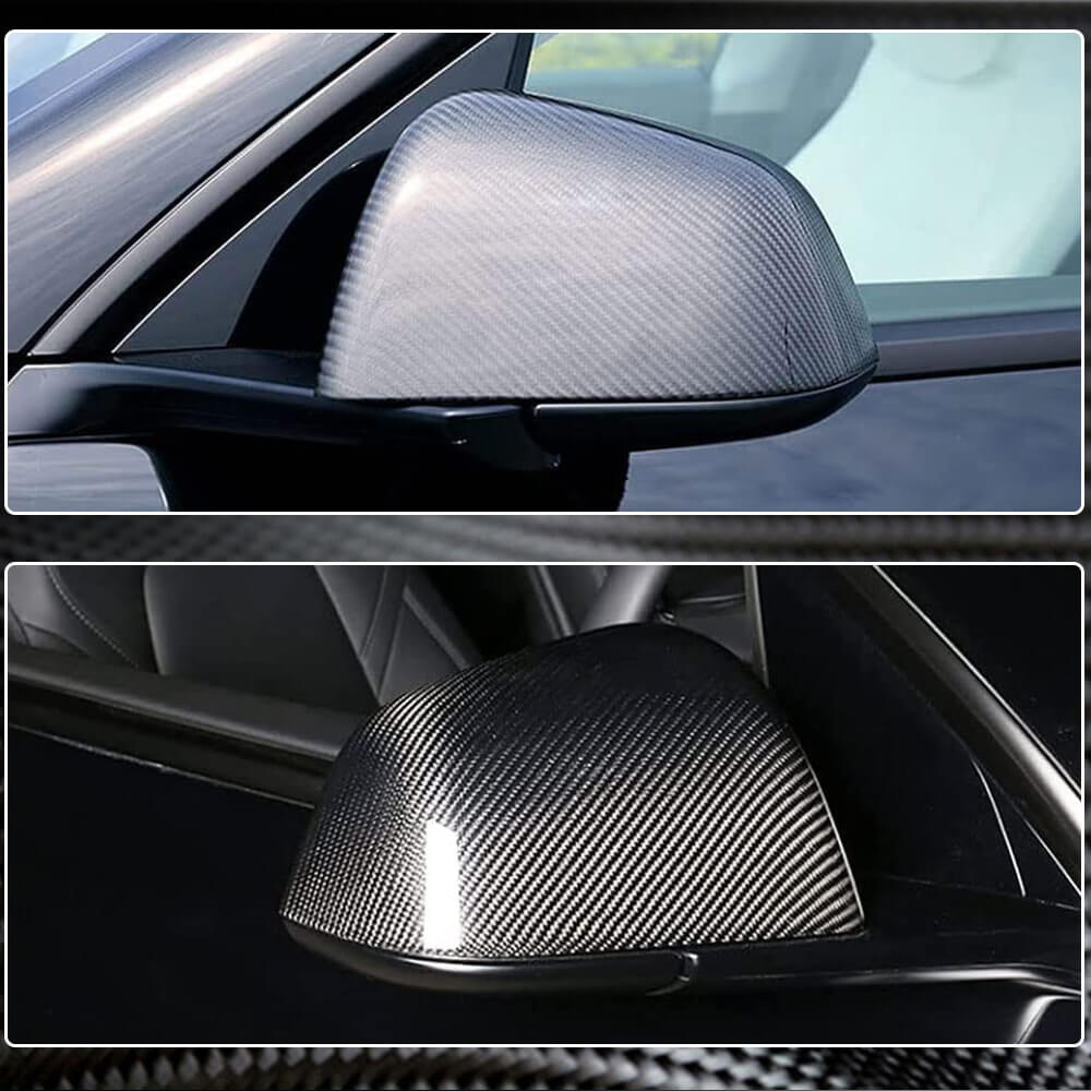 Tesla Model Y 2020UP Mirror Covers pair Replacement Carbon Fiber-Ahacarbon