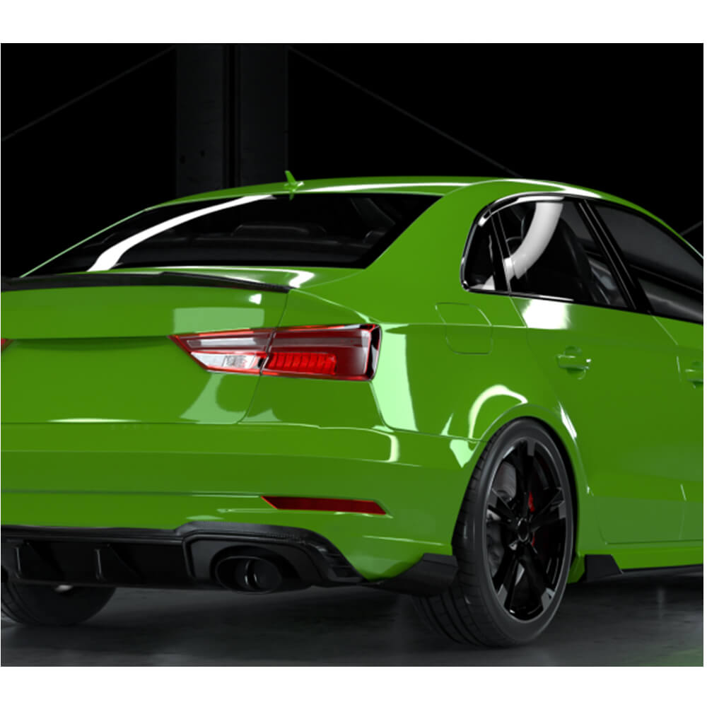 Audi RS3 8V.5 Sedan Facelift 2017-2019 Rear Bumper Splitters Carbon Fiber-Ahacarbon