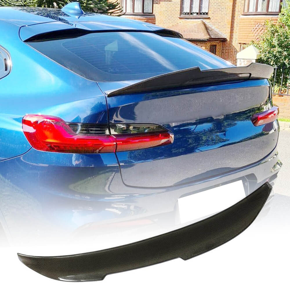BMW X4 G02 2019UP Rear Trunk Spoiler Carbon Fiber-Ahacarbon