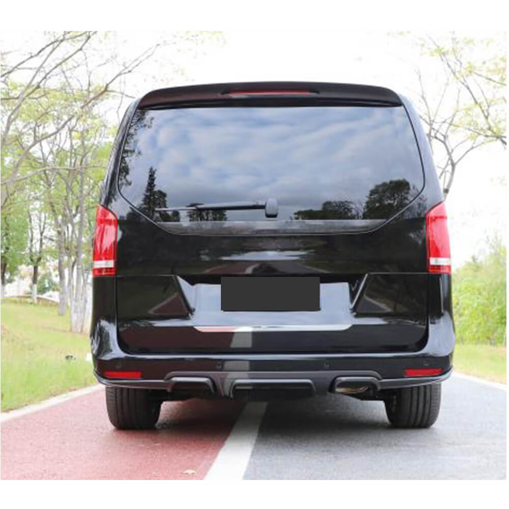 Mercedes Benz W447 Vito 2016-2019 Rear Bumper Diffuser Carbon Fiber-Ahacarbon