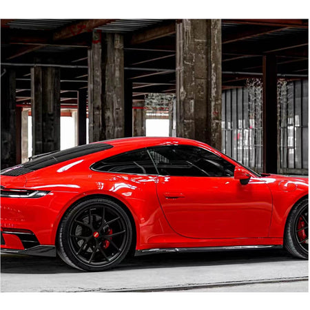 Porsche 911 992 Carrera 4 S 4S Coupe 2-Door 2019-2020 Side Skirts Dry Carbon Fiber-Ahacarbon