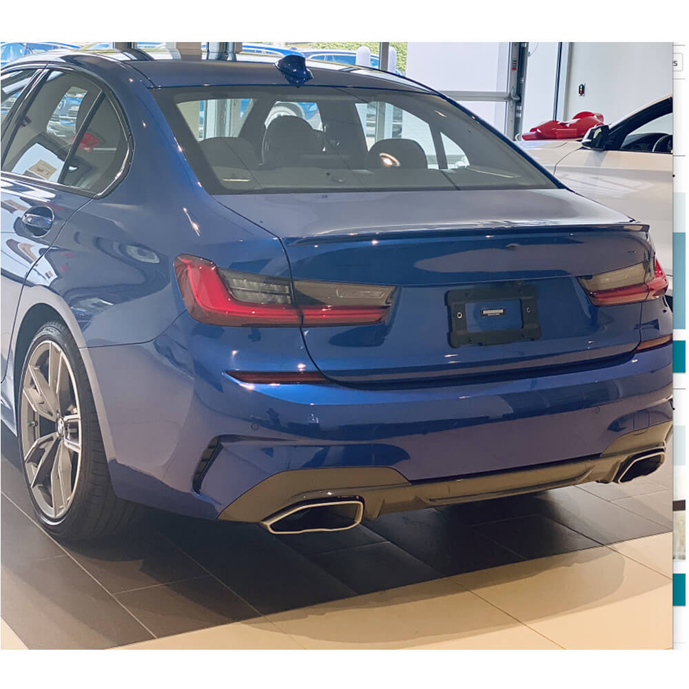 BMW 3 Series G20 330i M Sport 2019-2021 Rear Bumper Diffuser Carbon Fiber-Ahacarbon