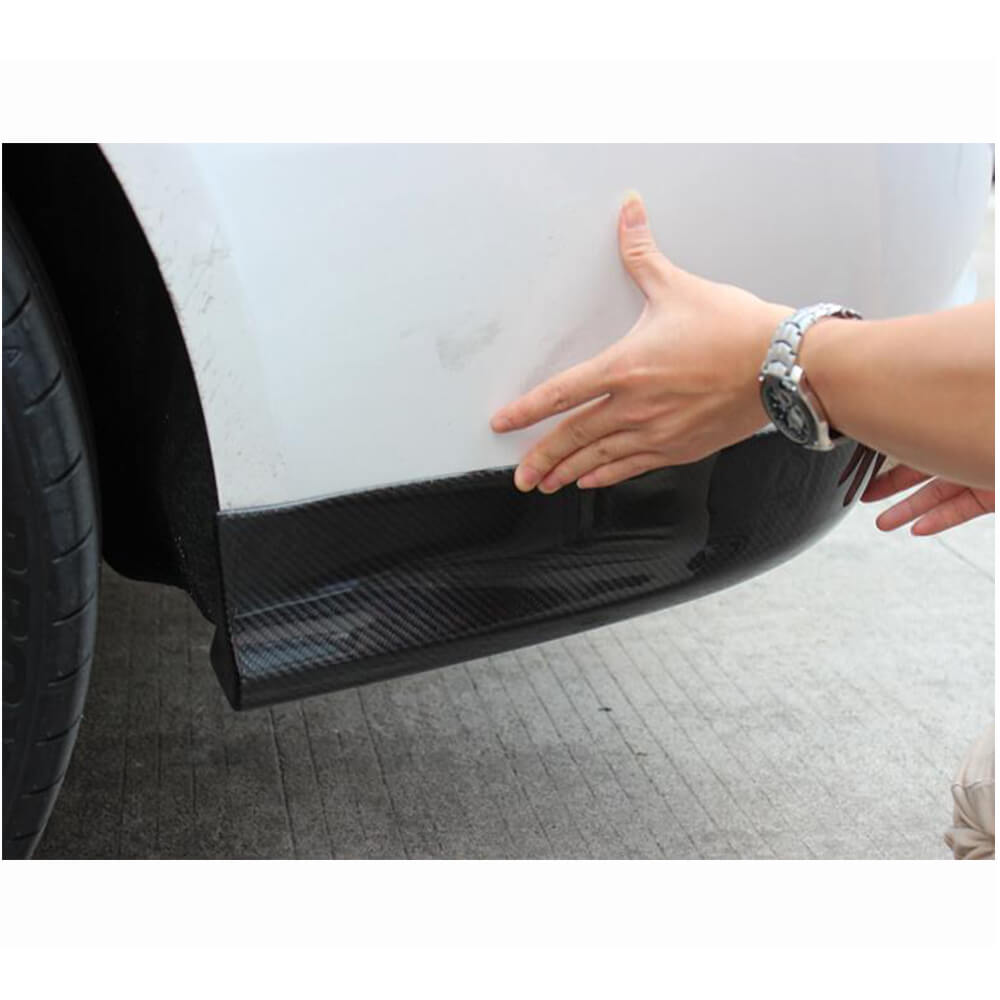 Audi A4 Quattro B8.5 Base Sedan Facelift 2013-2016 Rear Bumper Splitters Carbon Fiber/FRP-Ahacarbon