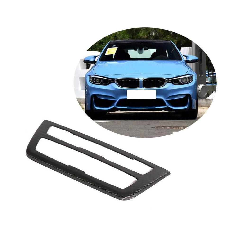BMW F80 M3 F82 F83 M4 2014-2020 Interior Center Dashboard Panel Trim Dry Carbon Fiber-Ahacarbon