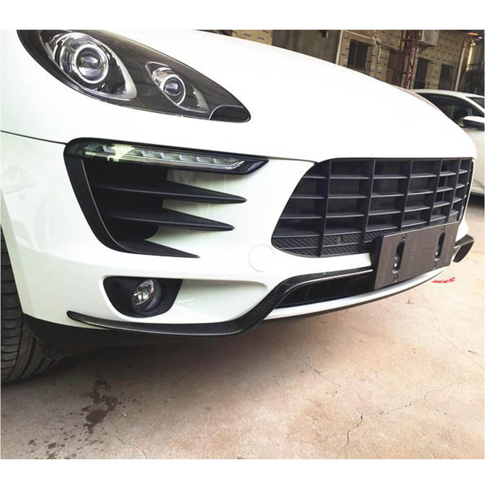 Porsche Macan Base Sport Utility 2014-2017 Front Bumper Vents Carbon Fiber-Ahacarbon