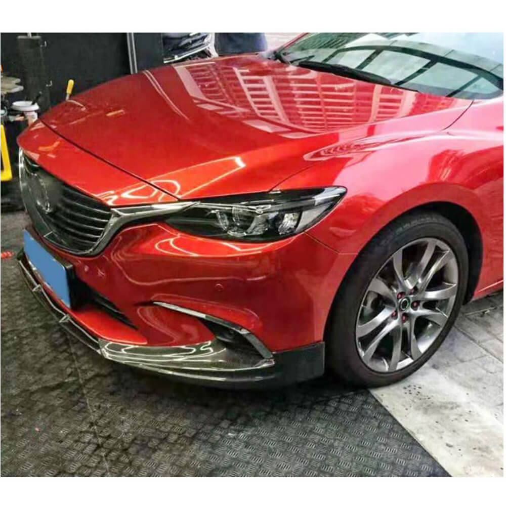 Mazda 6 Atenza 2017-2019 Front Bumper Lip Carbon Fiber-Ahacarbon