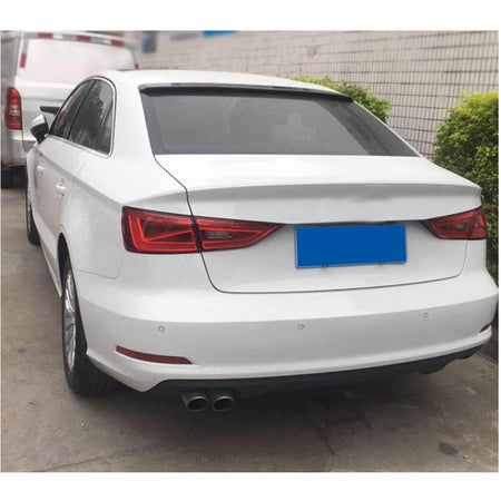 Audi A3 S3 8V 8V.5 Sedan 2014-2020 Rear Roof Spoiler Carbon Fiber-Ahacarbon