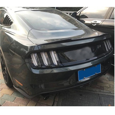 Ford Mustang Coupe 2015-2020 Rear Trunk Spoiler Carbon Fiber-Ahacarbon