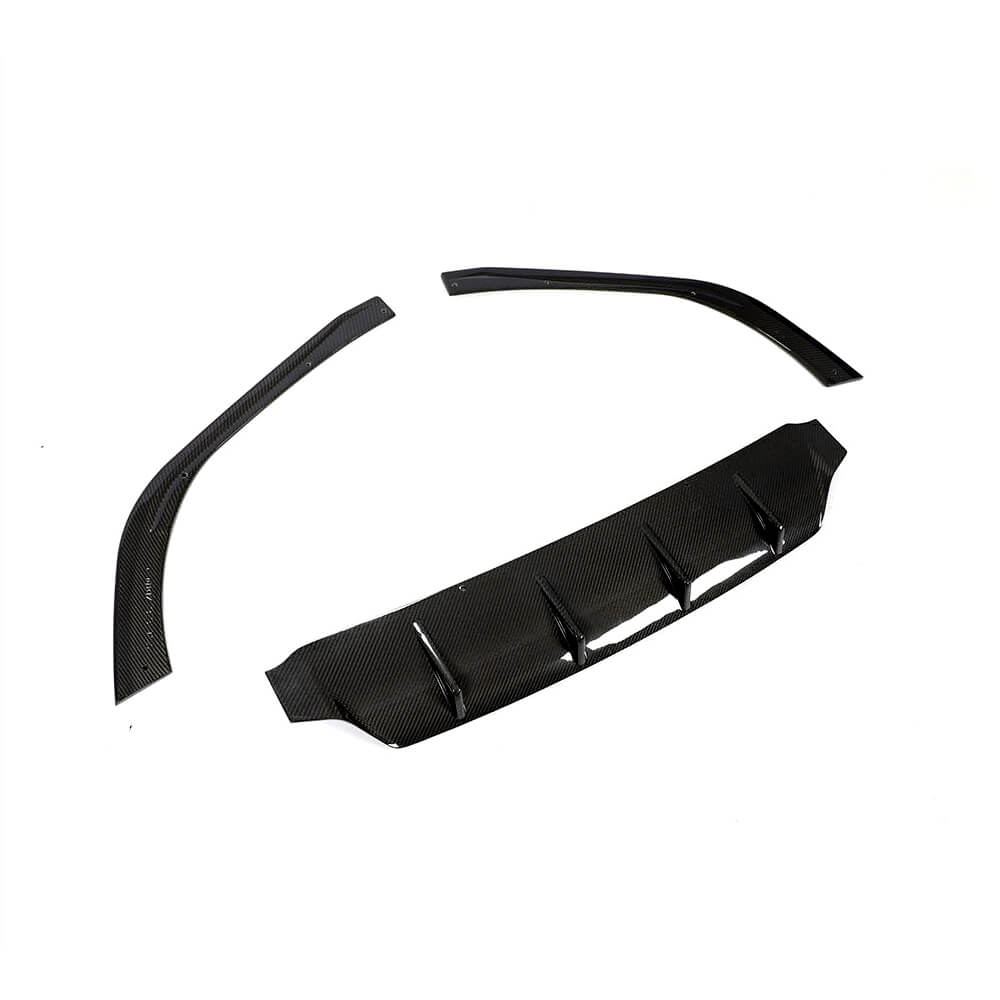 Volkswagen VW Arteon CC 2019 2020 Rear Bumper Diffuser Carbon Fiber-Ahacarbon