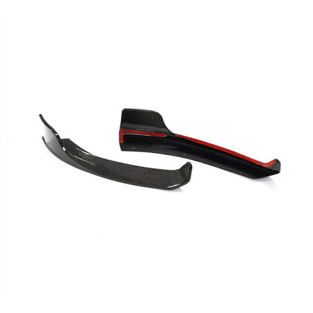 Mercedes Benz A Class W177 V177 Sport 2019-2022 Front Bumper Splitters Carbon Fiber-Ahacarbon
