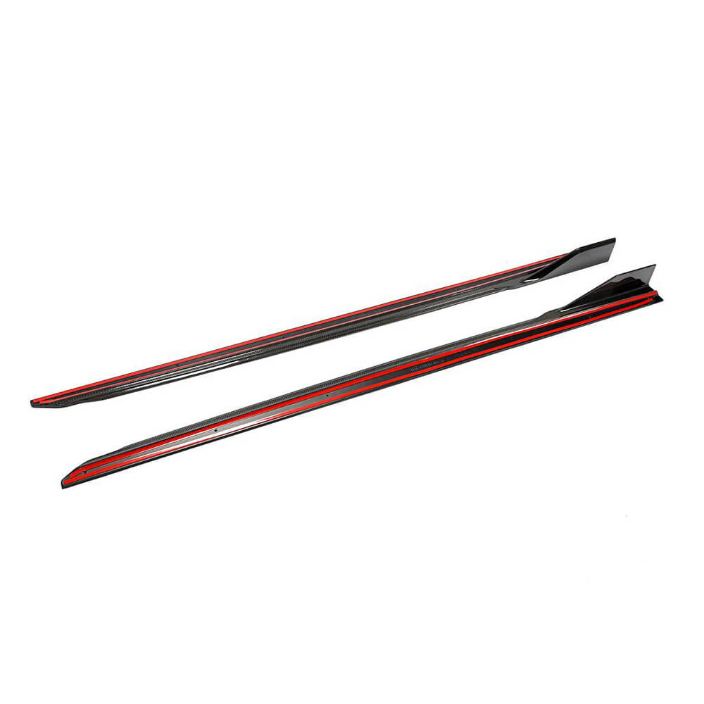 BMW 6 Series G32 630i 640i M-Sport GT 2017-2022 Side Skirts Carbon Fiber-Ahacarbon