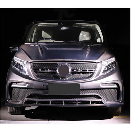 Mercedes Benz V Class W447 Vito 2015-2019 Front Bumper Carbon Fiber-Ahacarbon