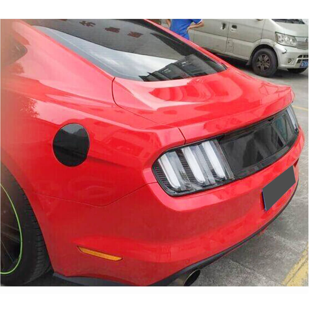 Ford Mustang 2015-2017 Rear Bumper Fog Lamp Light Cover Carbon Fiber-Ahacarbon