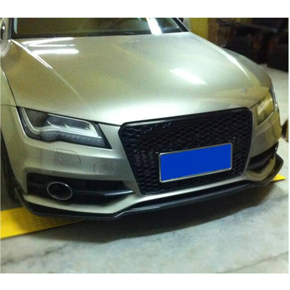 Audi S7 A7 Sline C7 2013-2015 Front Bumper Lip Carbon Fiber-Ahacarbon