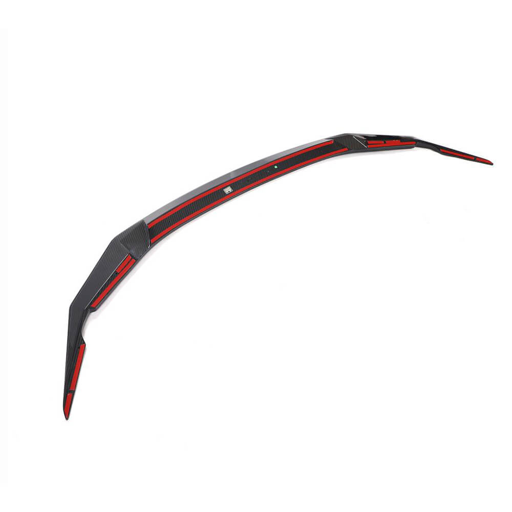 BMW 5 Series F90 M5 Sedan LCI 2021UP Front Bumper Lip Dry Carbon Fiber-Ahacarbon